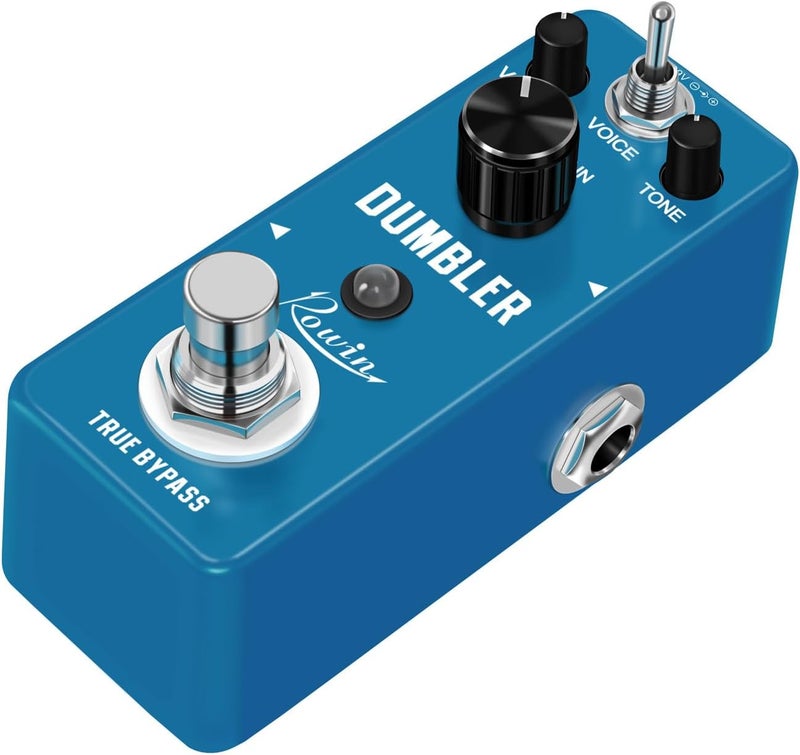 IOppWin Rowin LEF-315 Dumbler Overdrive Pedal – Mini Analog Dumble Amp Simulator with Gain, Tone, Volume & Voice Controls, Classic Overdrive Tone, True Bypass, Metal Shell – Ideal for Beginners - Image 1